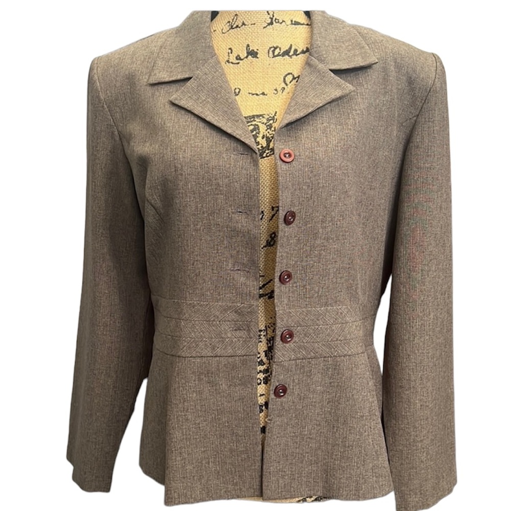 MSK brown blazer